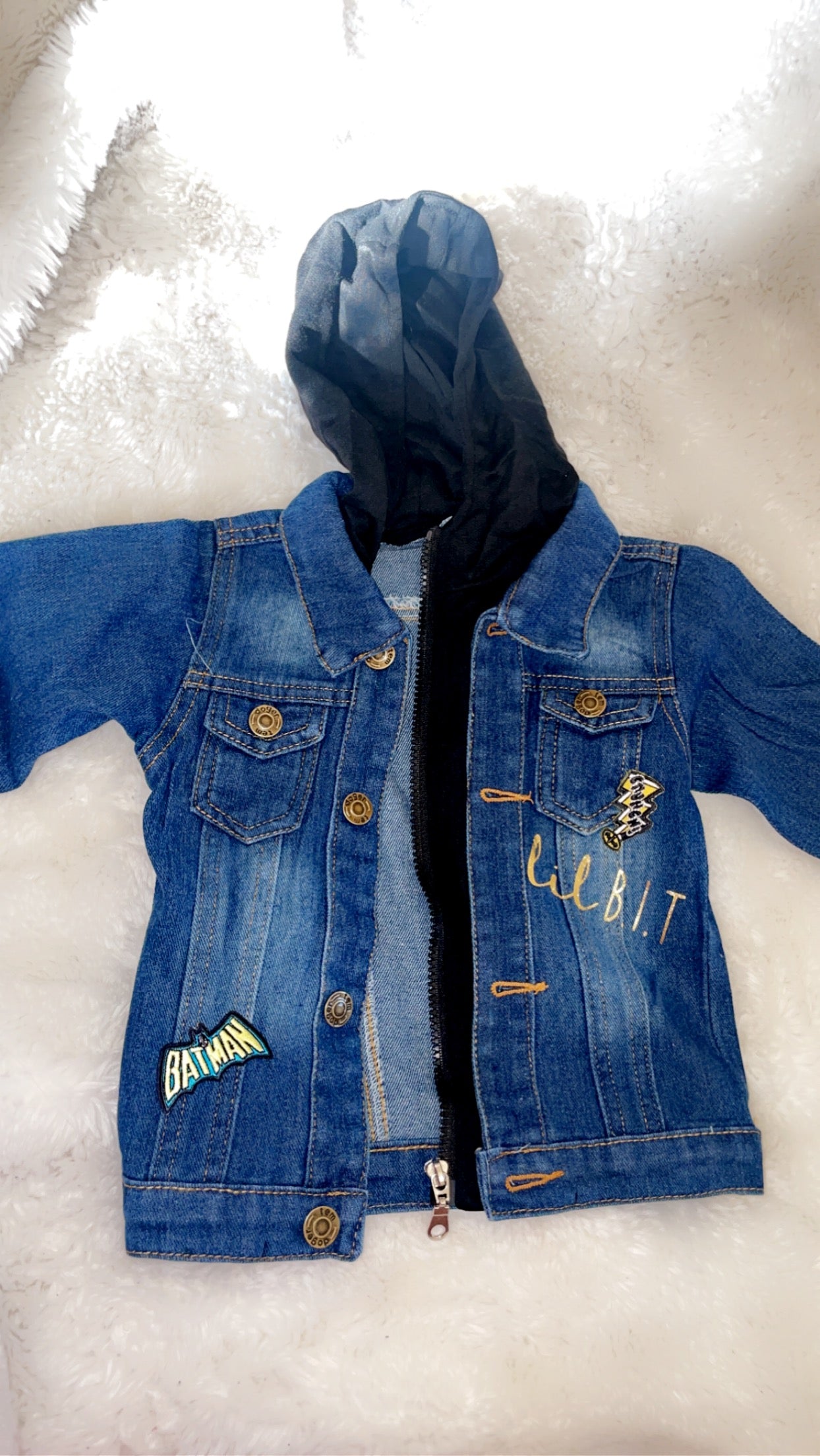 Custom Denim Jackets | Custom Batman Jacket | Lil B.I.T