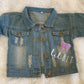 Custom Jean Jacket | Butterfly Denim Jacket | Lil B.I.T