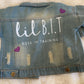 Custom Jean Jacket | Butterfly Denim Jacket | Lil B.I.T