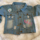 Women's Denim Jacket | Graphic Denim Jacket | Lil B.I.T