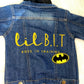 Custom Denim Jackets | Custom Batman Jacket | Lil B.I.T