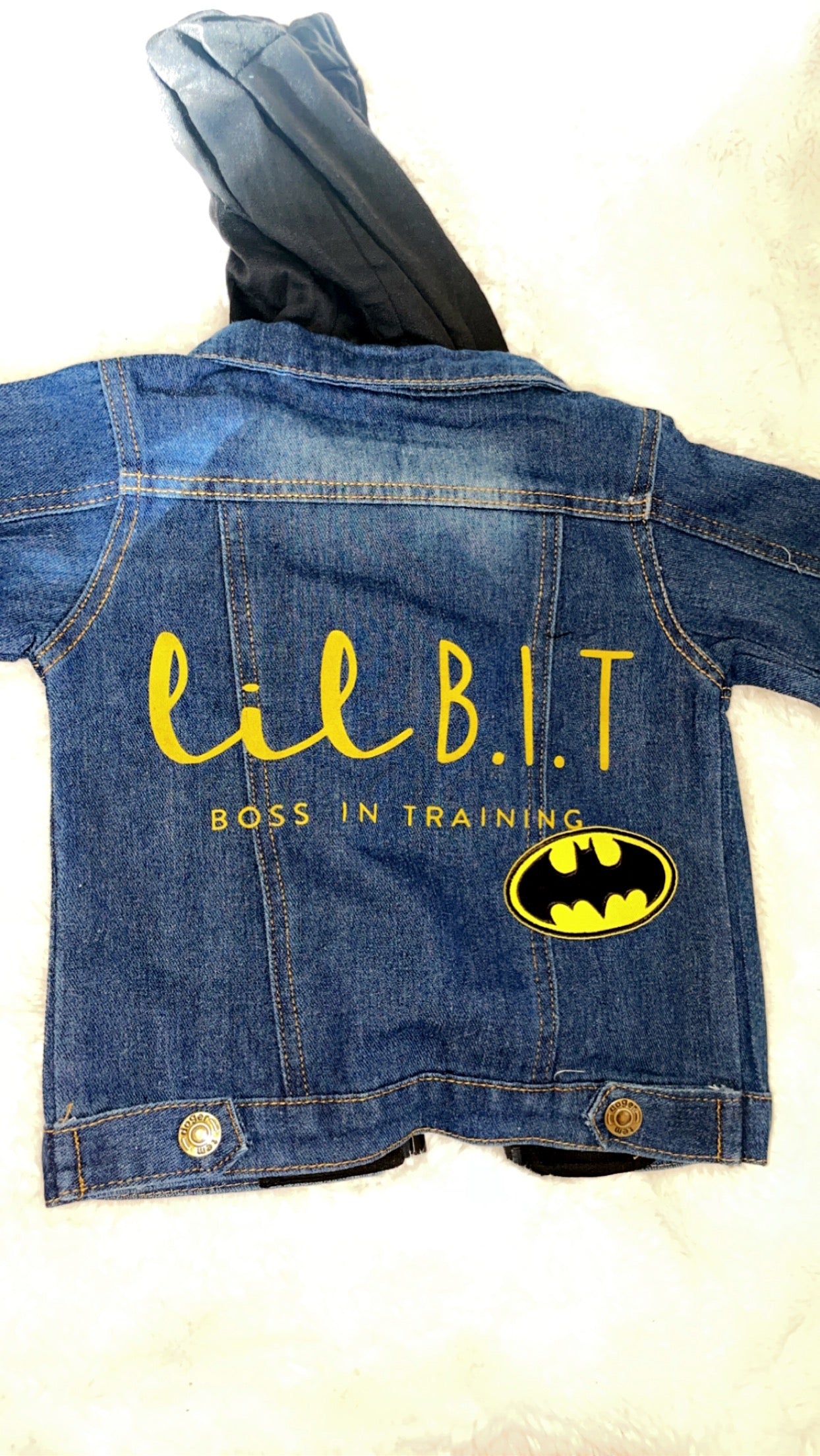 Custom Denim Jackets | Custom Batman Jacket | Lil B.I.T