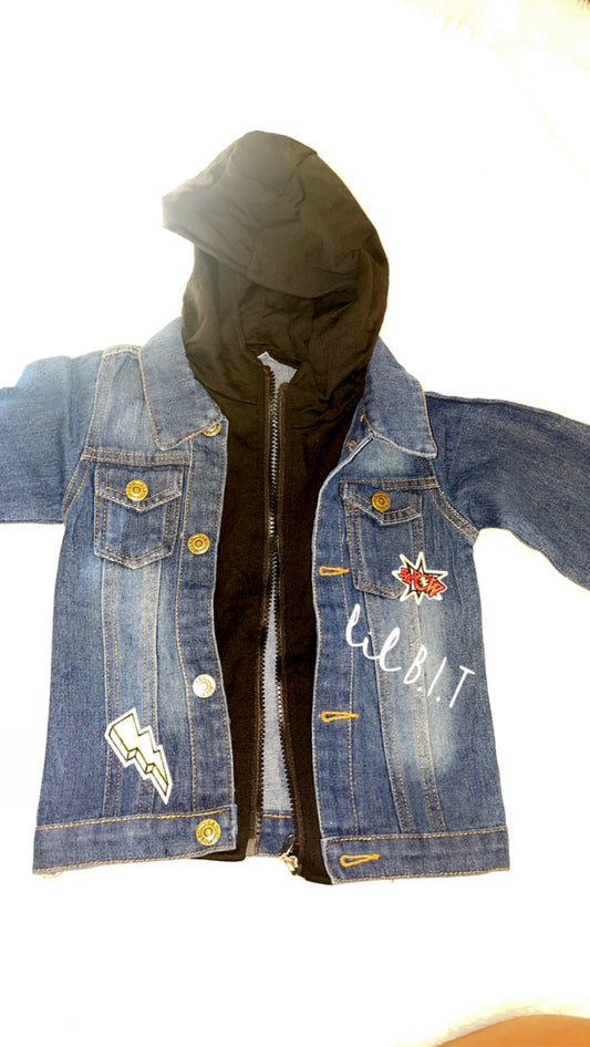 Personalized Denim Jacket | Captain America Jacket | Lil B.I.T