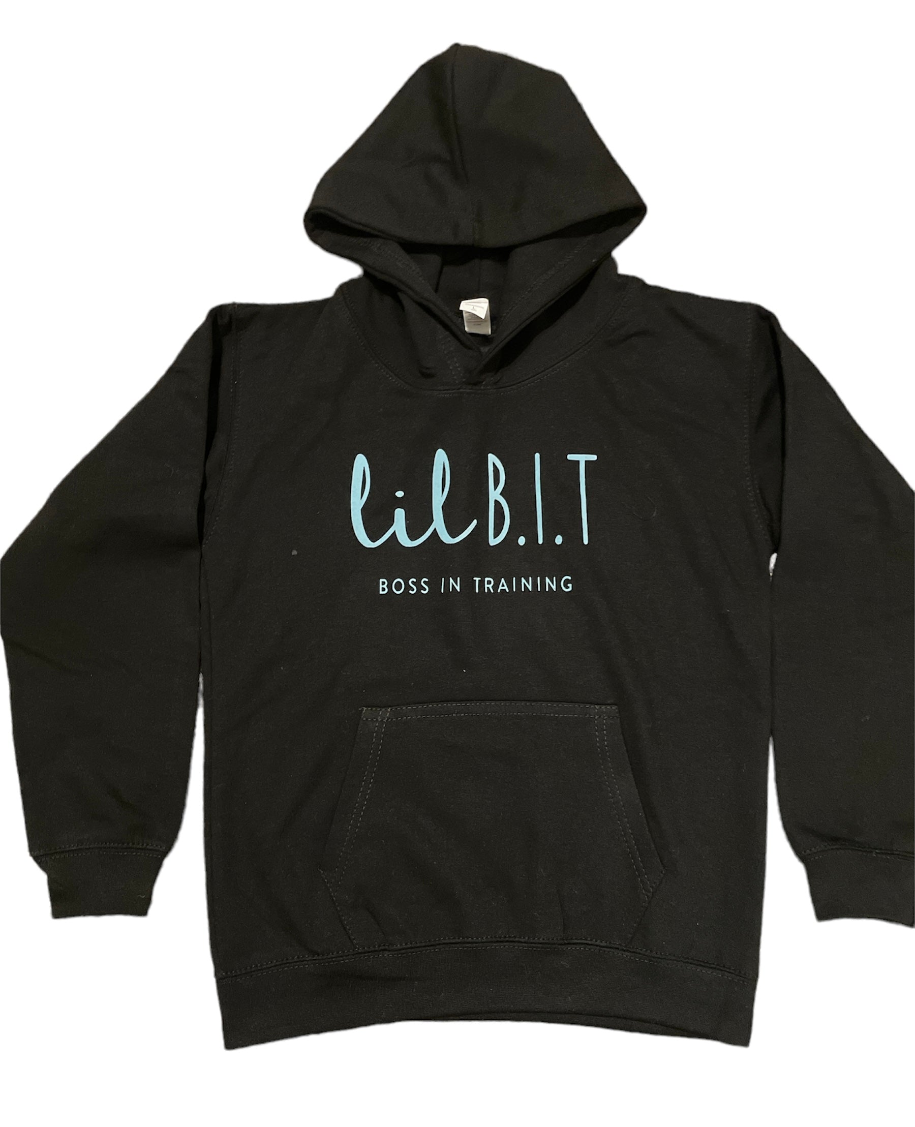 Black Pullover Hoodie | Men's Black Hoodie | Lil B.I.T