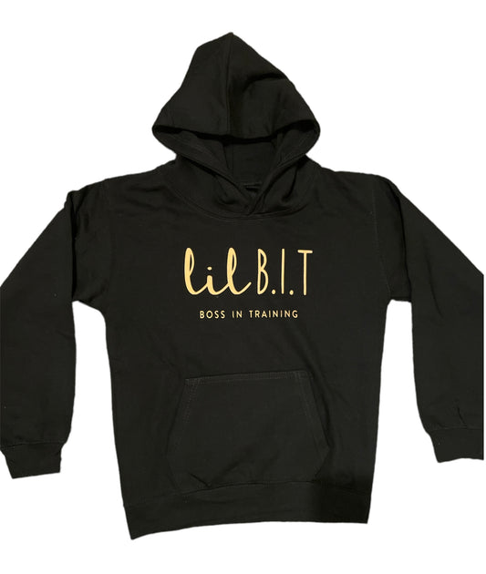 Black Pullover Hoodie | Men's Black Hoodie | Lil B.I.T