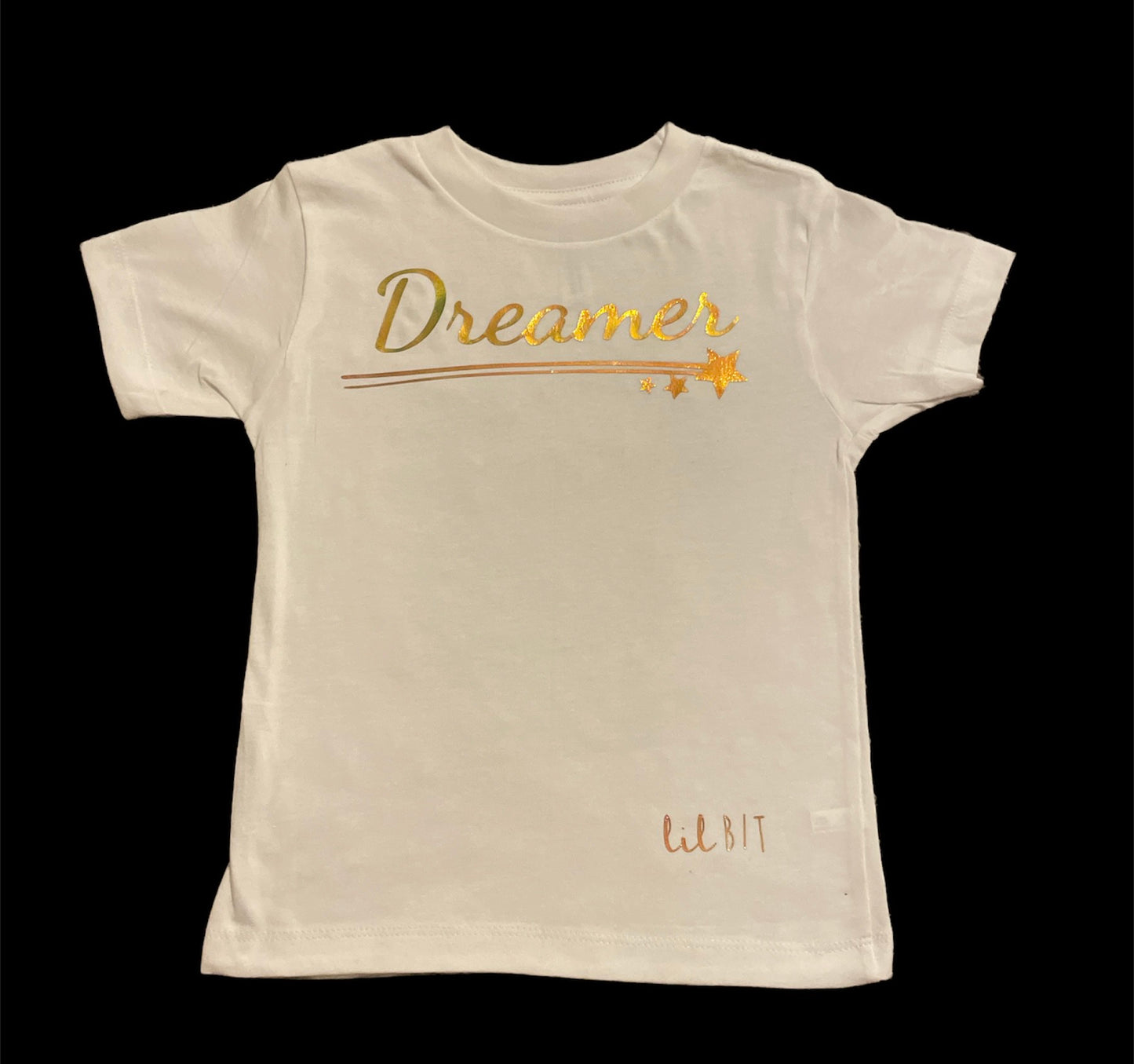 White Dreamer Tee | White Holographic Tee | Lil B.I.T